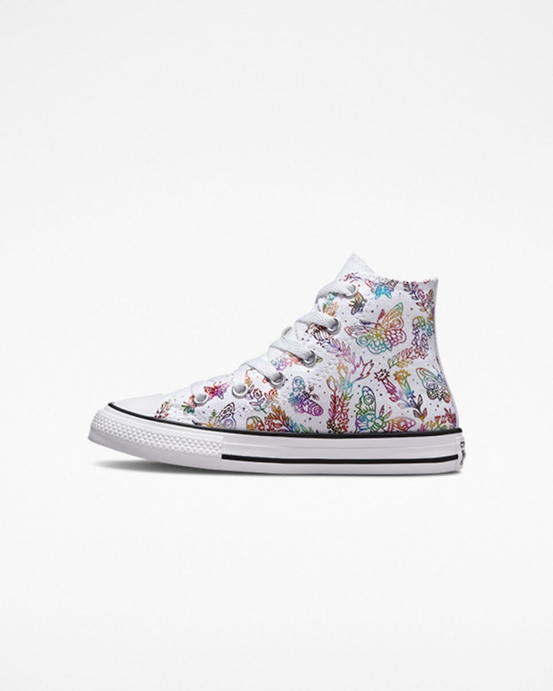 Converse Chuck Taylor All Star Butterfly Shine Białe Różowe Fioletowe Niebieskie | 816403-MYB