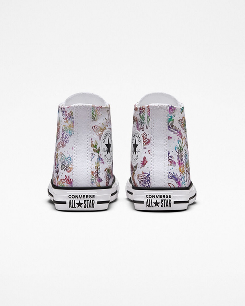 Converse Chuck Taylor All Star Butterfly Shine Białe Różowe Fioletowe Niebieskie | 816403-MYB