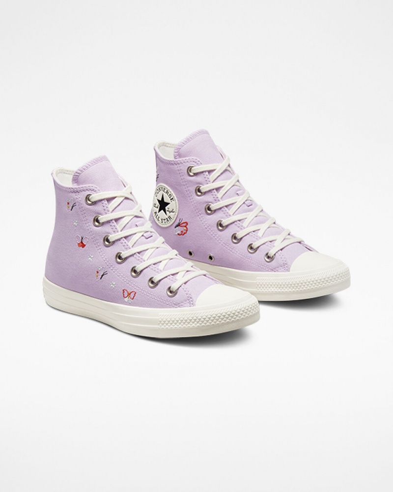 Converse Chuck Taylor All Star Butterfly Wings Czarne | 642591-FUB