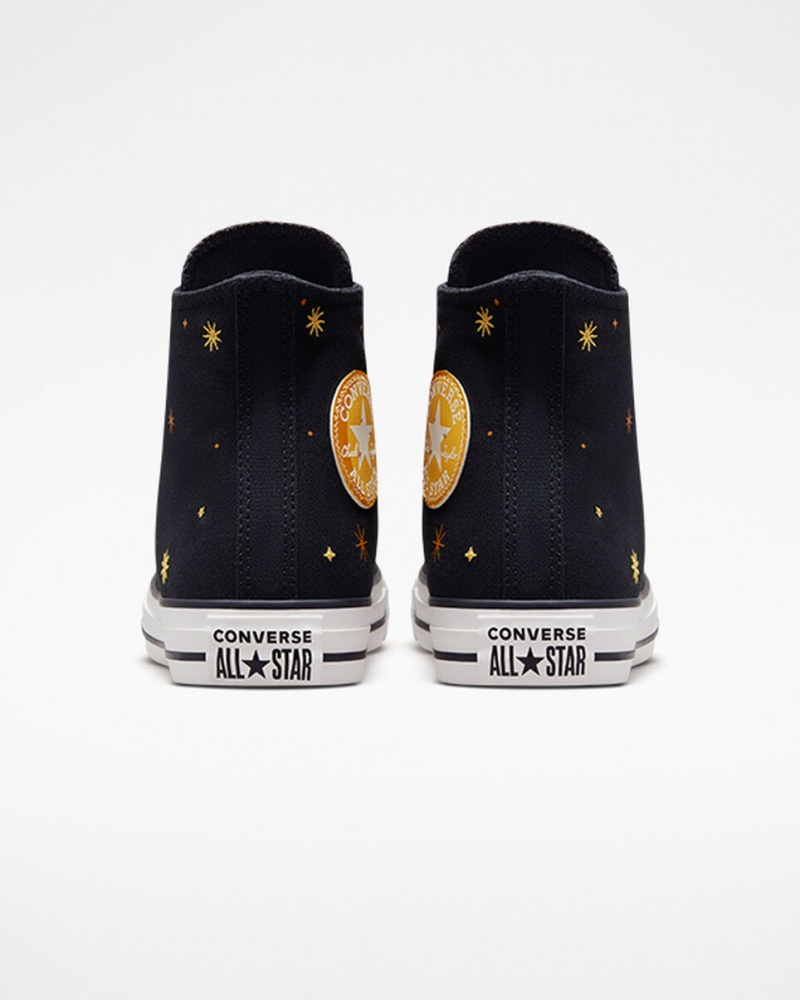 Converse Chuck Taylor All Star Celestial Czarne Żółte | 945362-VIH