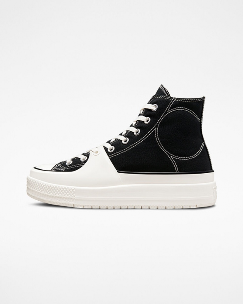 Converse Chuck Taylor All Star Construct Czarne Białe | 803152-PZS