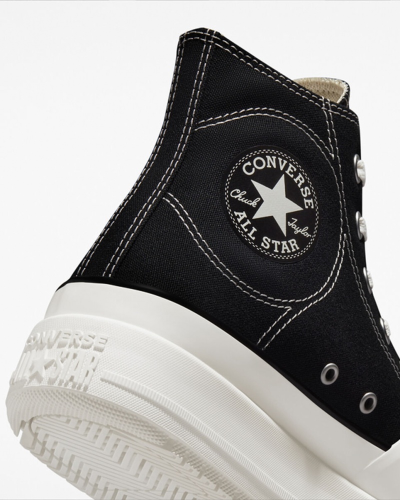 Converse Chuck Taylor All Star Construct Czarne Białe | 803152-PZS