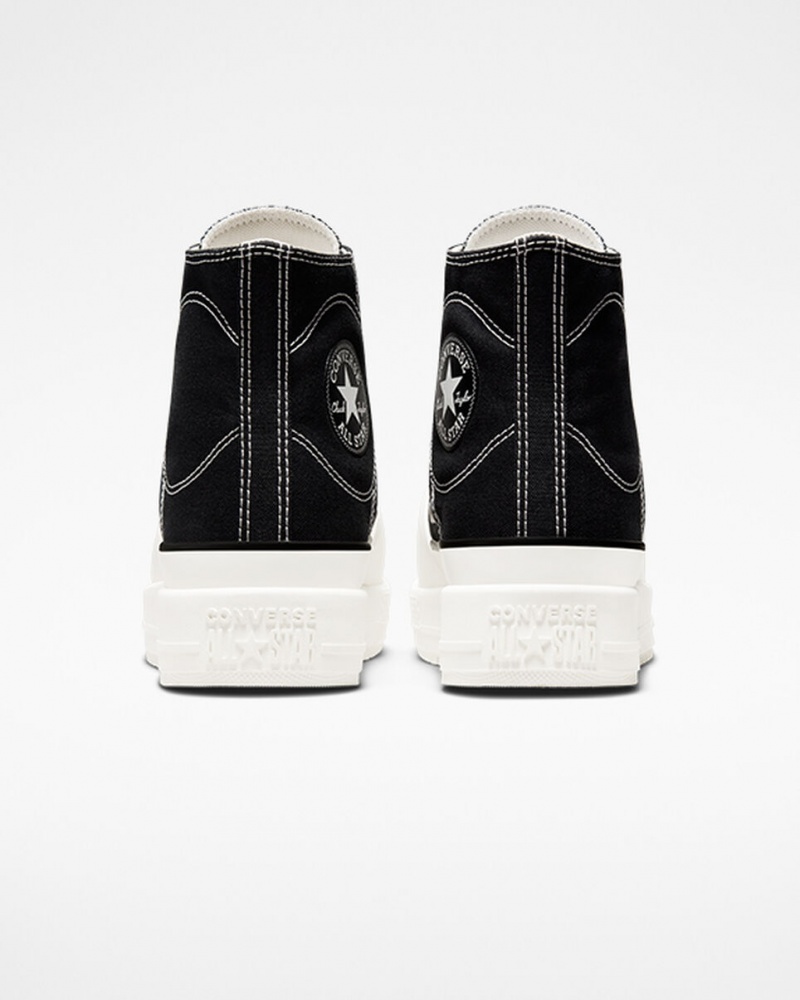 Converse Chuck Taylor All Star Construct Czarne Białe | 823517-LSV