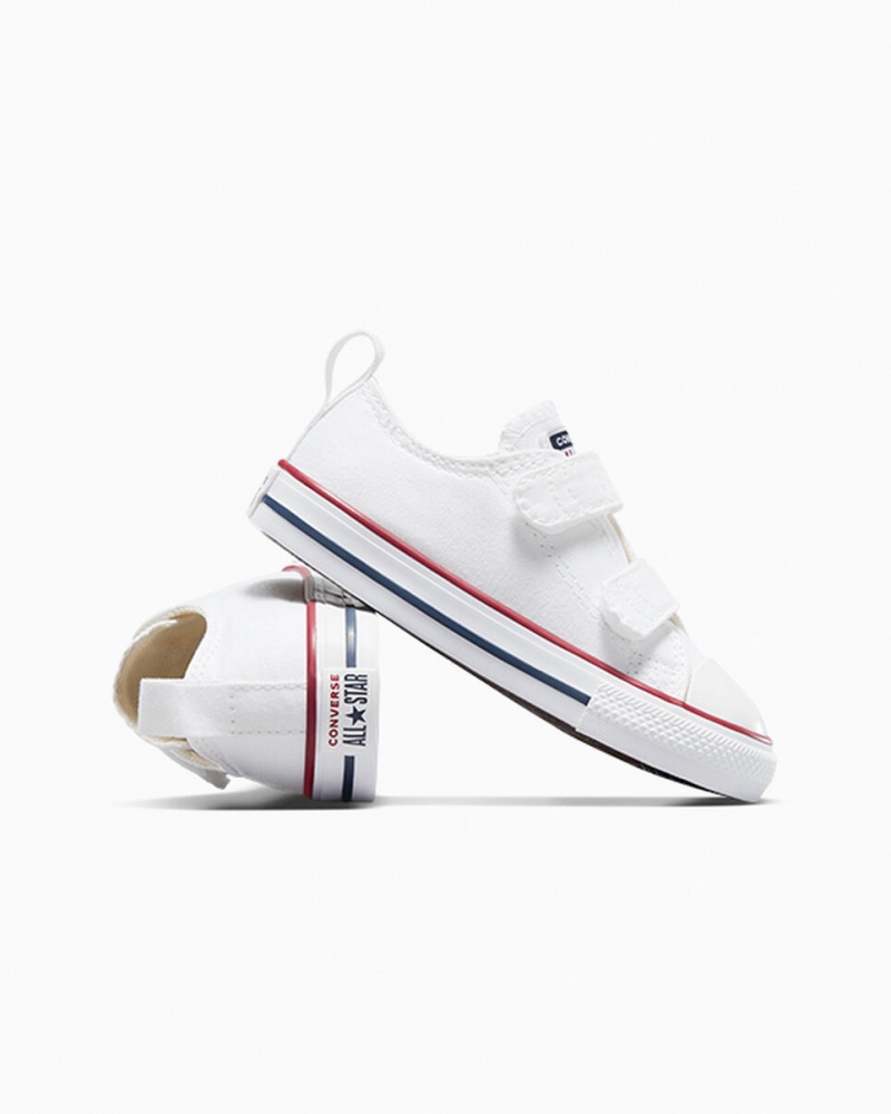 Converse Chuck Taylor All Star Easy-On Białe Granatowe | 681437-CZE