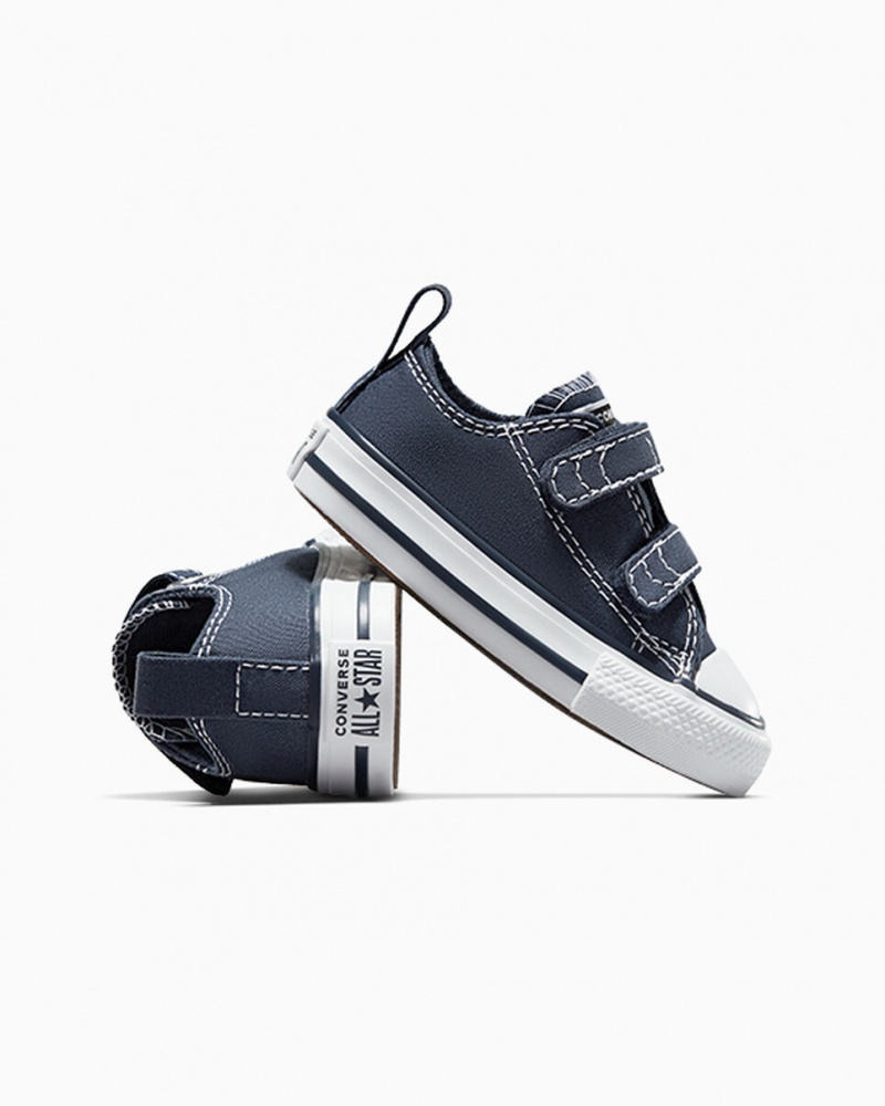 Converse Chuck Taylor All Star Easy-On Granatowe Białe | 286150-KHJ