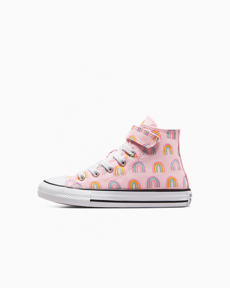 Converse Chuck Taylor All Star Easy-On Rainbows Różowe | 912860-KZR