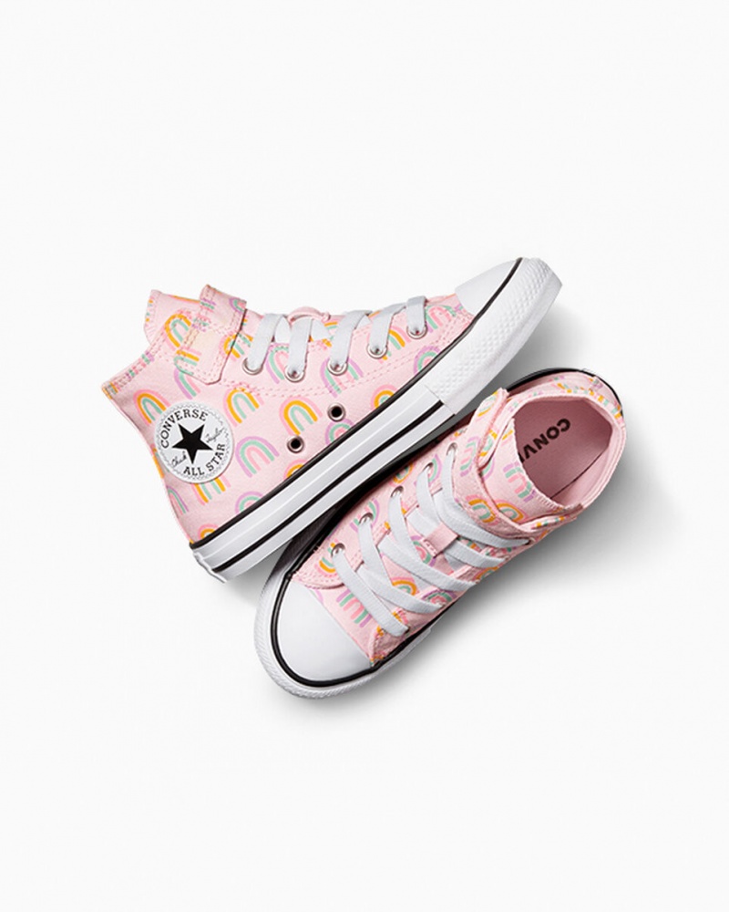 Converse Chuck Taylor All Star Easy-On Rainbows Różowe | 912860-KZR