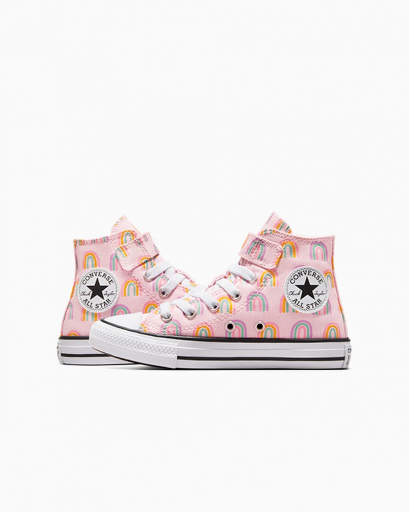 Converse Chuck Taylor All Star Easy-On Rainbows Różowe | 912860-KZR