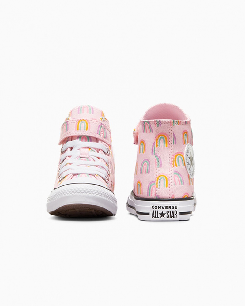Converse Chuck Taylor All Star Easy-On Rainbows Różowe | 912860-KZR