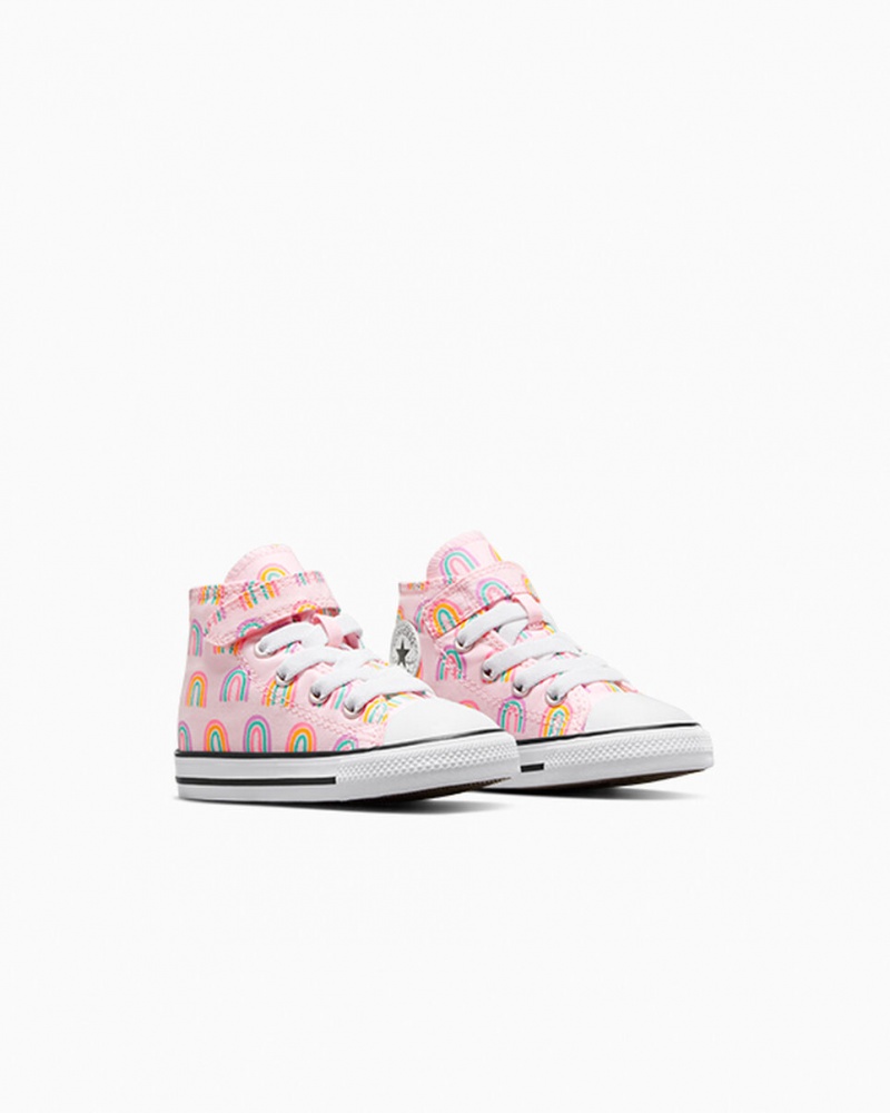 Converse Chuck Taylor All Star Easy-On Rainbows Różowe | 291536-DKW
