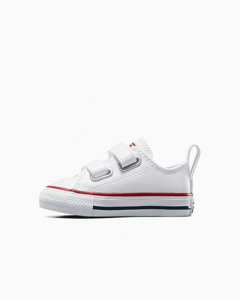 Converse Chuck Taylor All Star Easy-On Skórzane Białe | 201978-IYH