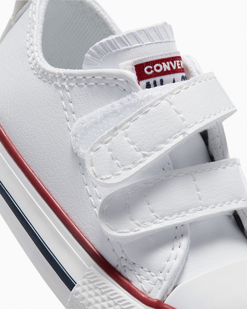 Converse Chuck Taylor All Star Easy-On Skórzane Białe | 201978-IYH