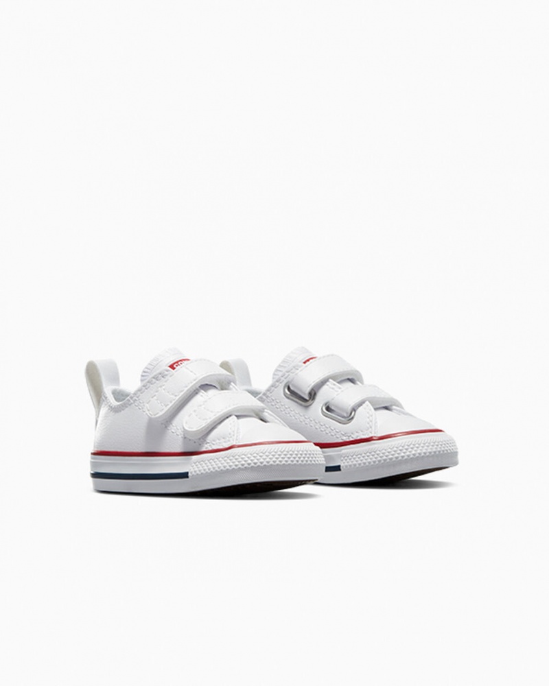 Converse Chuck Taylor All Star Easy-On Skórzane Białe | 201978-IYH