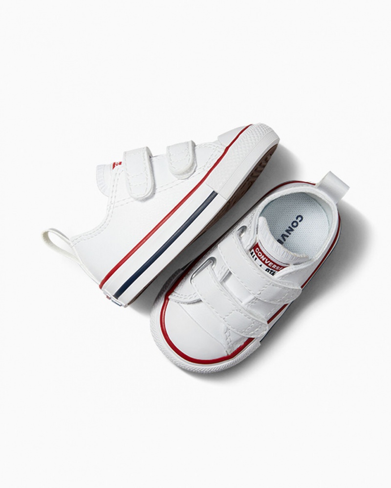 Converse Chuck Taylor All Star Easy-On Skórzane Białe | 201978-IYH
