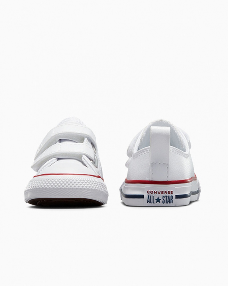 Converse Chuck Taylor All Star Easy-On Skórzane Białe | 201978-IYH