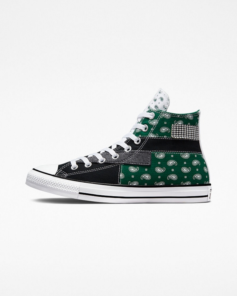 Converse Chuck Taylor All Star Hacked Patterns Czarne Białe | 934801-OLS