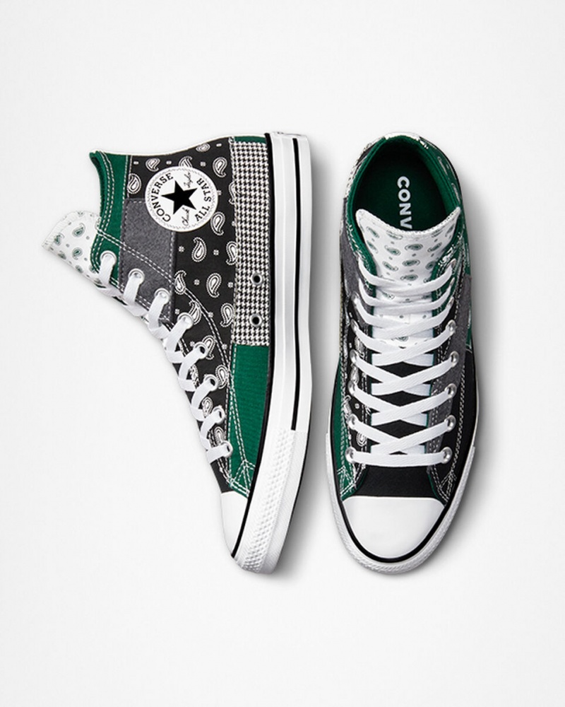 Converse Chuck Taylor All Star Hacked Patterns Czarne Białe | 934801-OLS