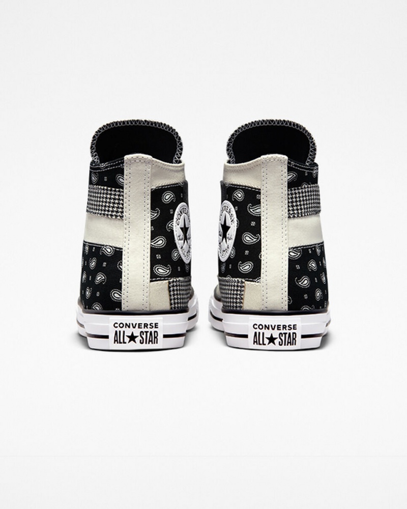 Converse Chuck Taylor All Star Hacked Patterns Czarne Białe | 953147-KOP