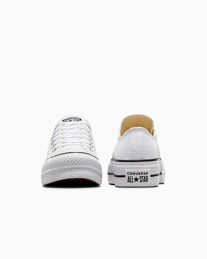 Converse Chuck Taylor All Star Lift Platformie Białe Czarne Białe | 946327-WRV