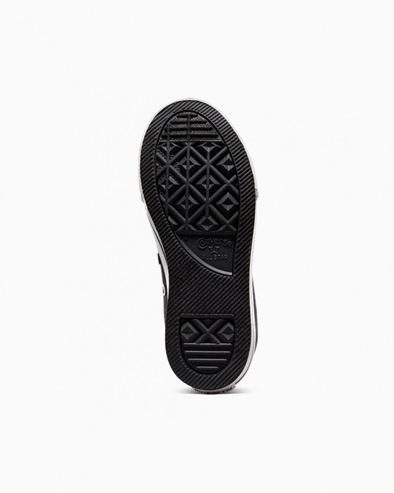 Converse Chuck Taylor All Star Lift Platformie Czarne Białe Czarne | 865024-JEK