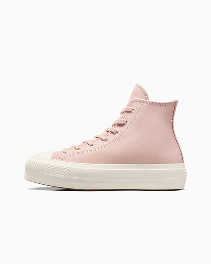 Converse Chuck Taylor All Star Lift Platformie Bold Stitch Różowe Różowe | 573694-HBA
