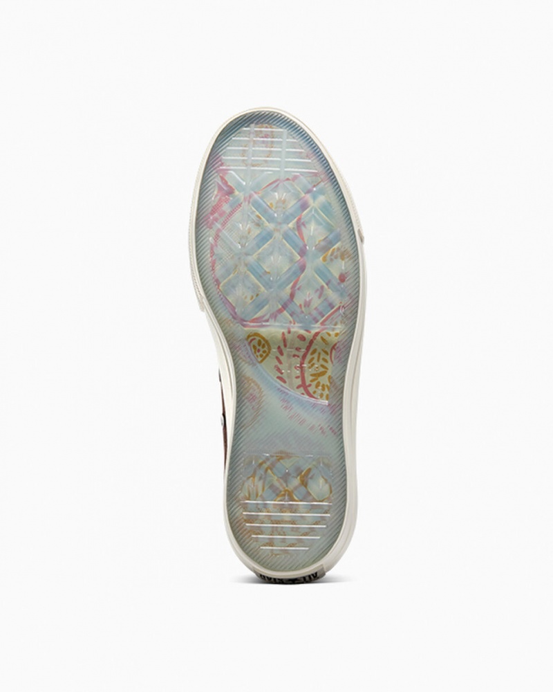 Converse Chuck Taylor All Star Lift Platformie Crafted Evolution Brązowe Różowe | 412987-WXQ