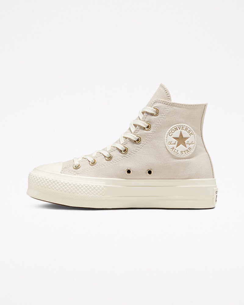 Converse Chuck Taylor All Star Lift Platformie Golden Elements Głęboka Złote | 274860-ABS