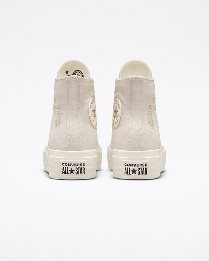 Converse Chuck Taylor All Star Lift Platformie Golden Elements Głęboka Złote | 274860-ABS