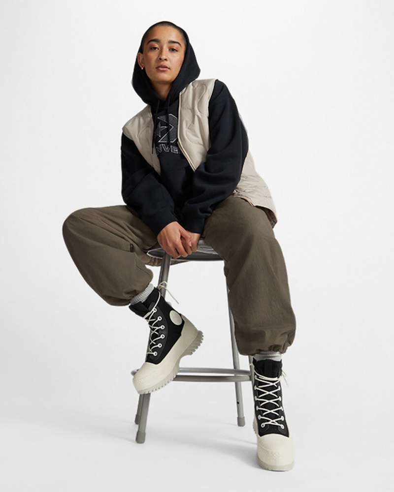 Converse Chuck Taylor All Star Lugged 2.0 Platformie Counter Climate Extra High Czarne Czarne | 186254-HKD