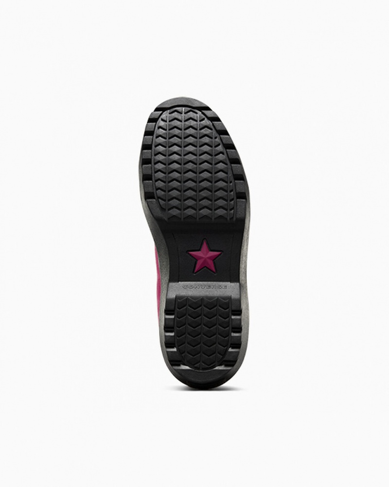 Converse Chuck Taylor All Star Lugged Lift Platformie Velvet Czarne Czarne | 928031-TVY