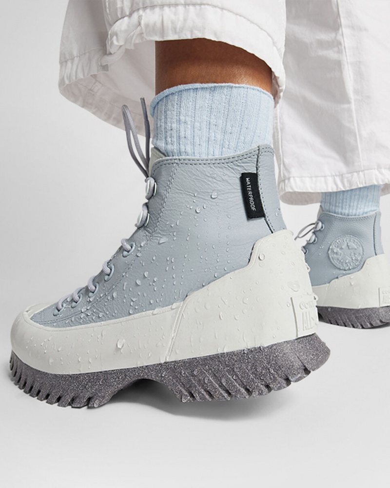 Converse Chuck Taylor All Star Lugged Zimowe 2.0 Srebrne Szare | 389160-PIT
