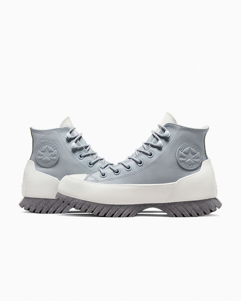Converse Chuck Taylor All Star Lugged Zimowe 2.0 Srebrne Szare | 389160-PIT