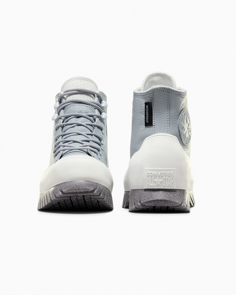 Converse Chuck Taylor All Star Lugged Zimowe 2.0 Srebrne Szare | 389160-PIT