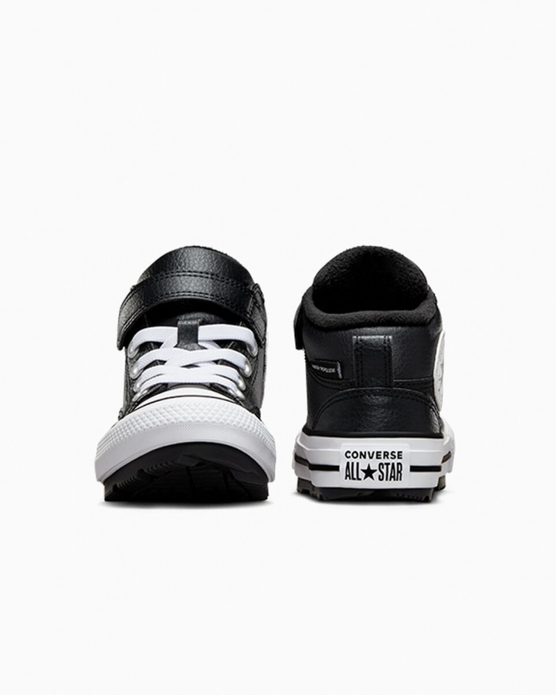 Converse Chuck Taylor All Star Malden Streetwear Boot Czarne Czarne Białe | 572089-XKD