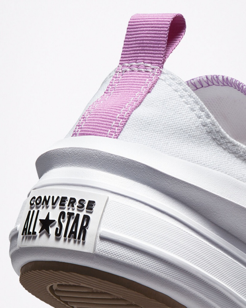 Converse Chuck Taylor All Star Move Platformie Białe Fioletowe Białe | 197023-TKI