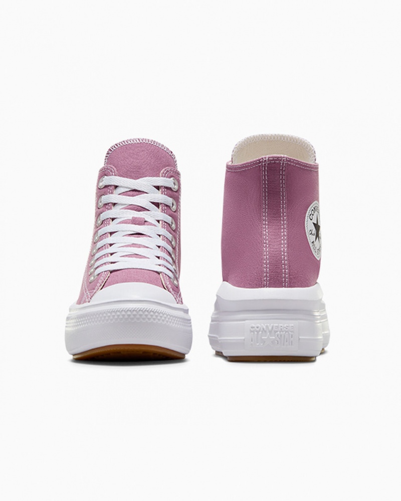 Converse Chuck Taylor All Star Move Platformie Seasonal Color Białe Czarne | 529084-PTW