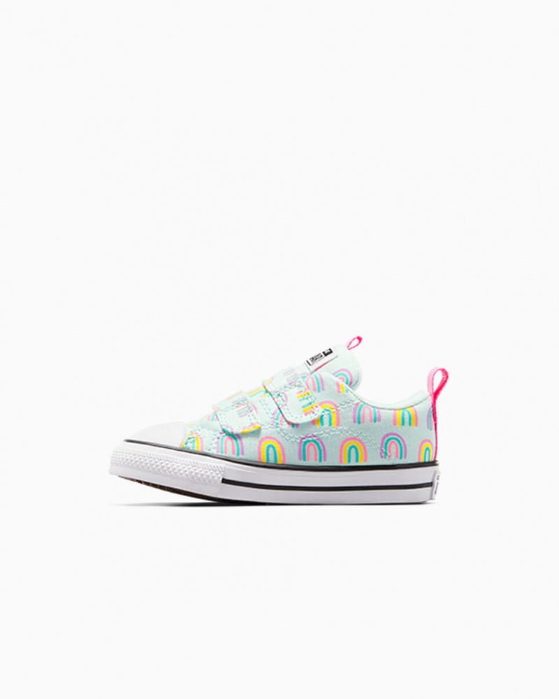 Converse Chuck Taylor All Star Rave Easy-On Rainbows Niebieskie Różowe | 726391-BRA