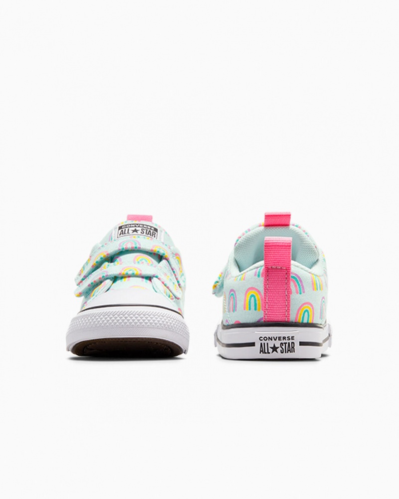 Converse Chuck Taylor All Star Rave Easy-On Rainbows Niebieskie Różowe | 726391-BRA