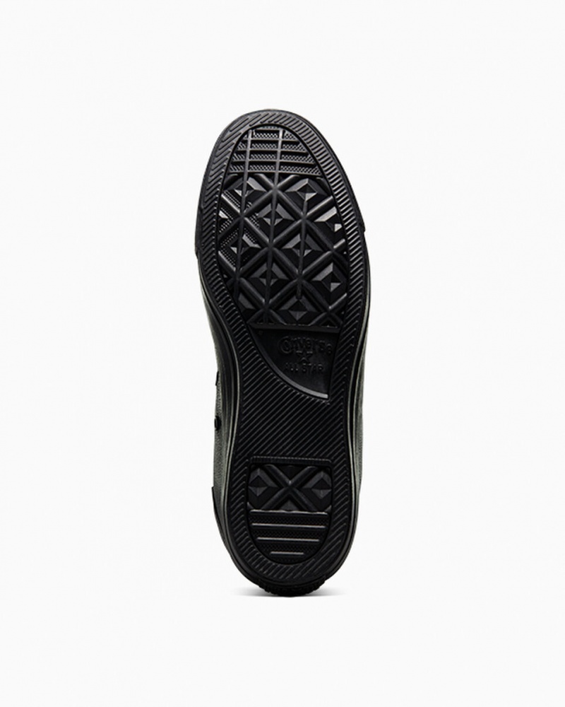 Converse Chuck Taylor All Star Skórzane Czarne | 120457-YRA