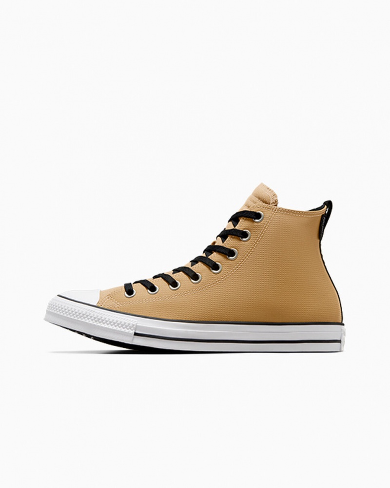 Converse Chuck Taylor All Star Skórzane Czarne Białe | 053824-RQM