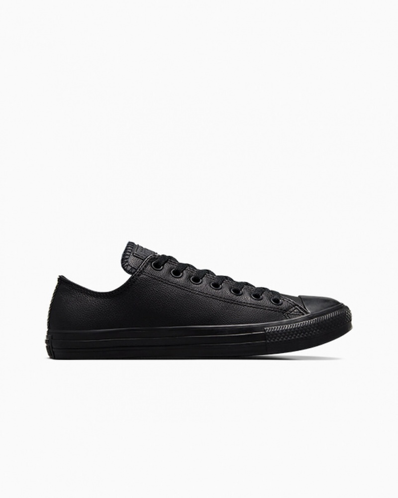 Converse Chuck Taylor All Star Skórzane Czarne | 937520-CIX