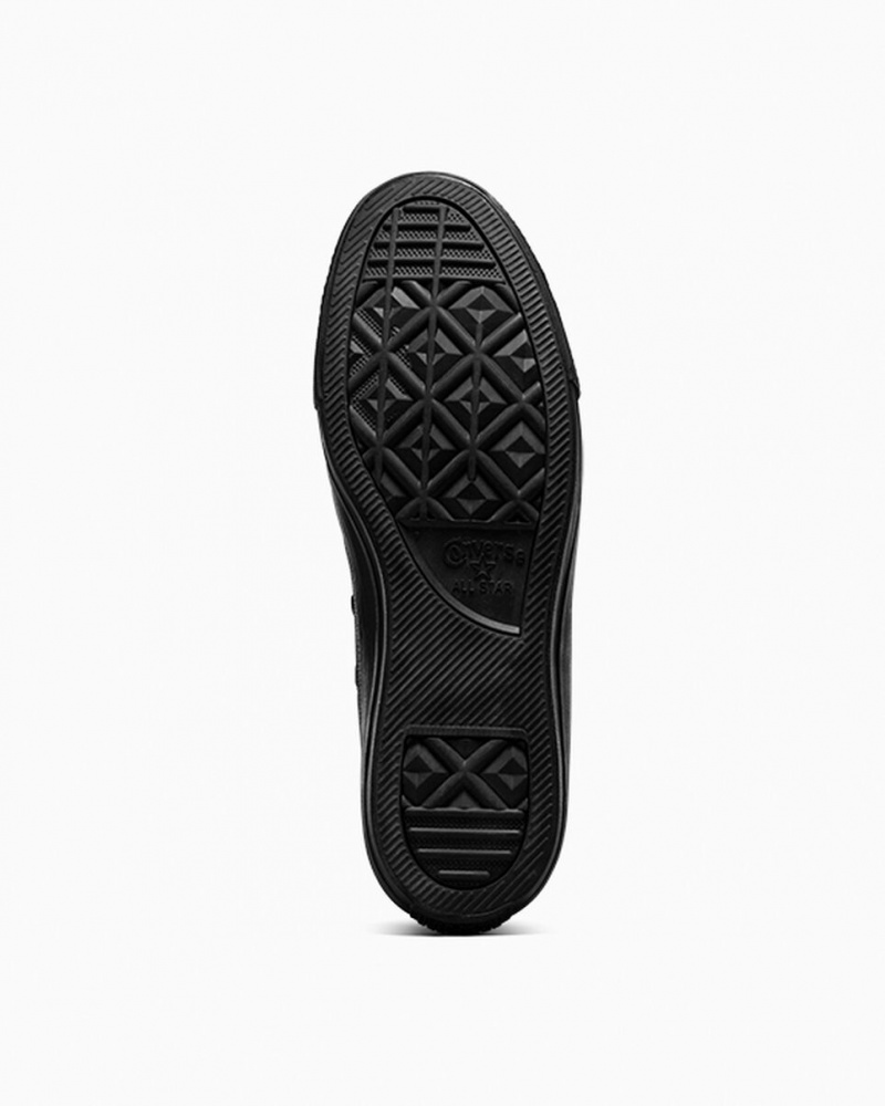 Converse Chuck Taylor All Star Skórzane Czarne | 937520-CIX