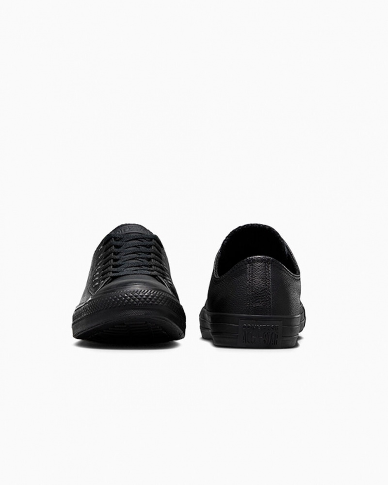Converse Chuck Taylor All Star Skórzane Czarne | 937520-CIX