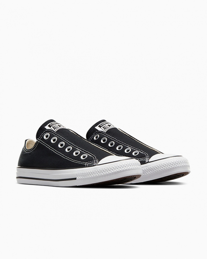 Converse Chuck Taylor All Star Slip Czarne Białe Czarne | 574039-RNE
