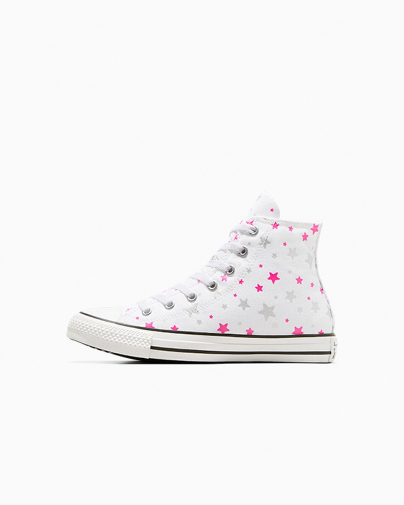 Converse Chuck Taylor All Star Sparkle Białe Różowe Białe | 735489-LKF