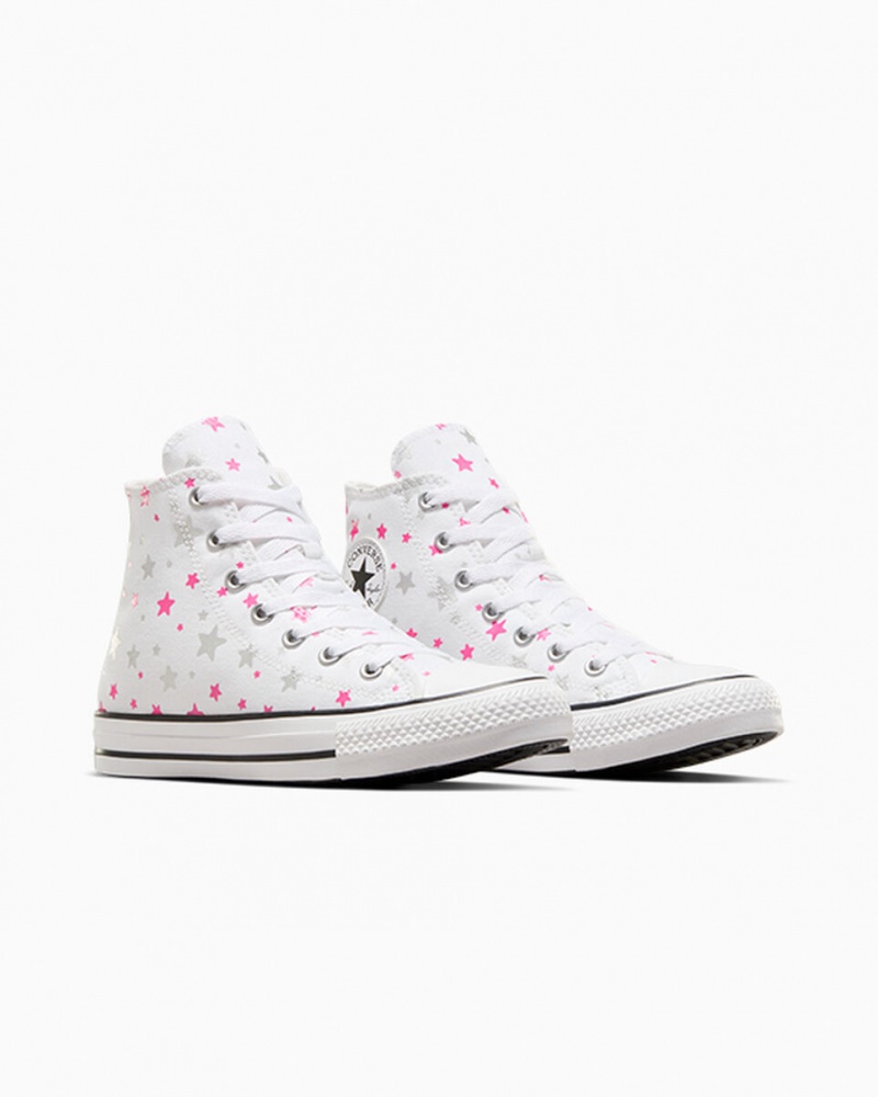 Converse Chuck Taylor All Star Sparkle Białe Różowe Białe | 735489-LKF