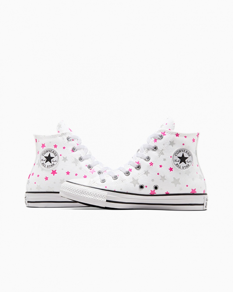 Converse Chuck Taylor All Star Sparkle Białe Różowe Białe | 735489-LKF