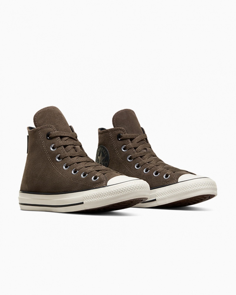 Converse Chuck Taylor All Star Zamszowe Czarne | 548739-OLT