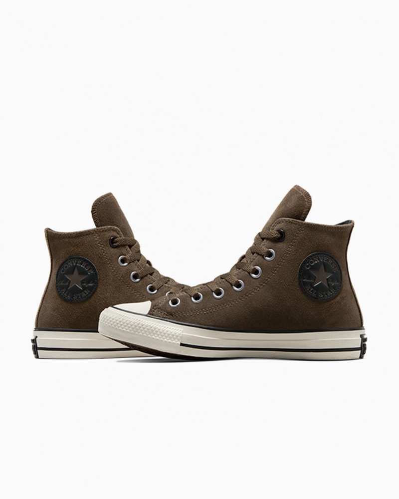Converse Chuck Taylor All Star Zamszowe Czarne | 548739-OLT