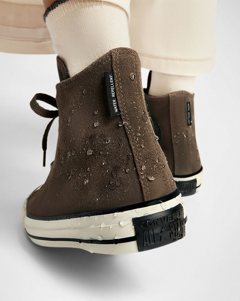 Converse Chuck Taylor All Star Zamszowe Czarne | 548739-OLT